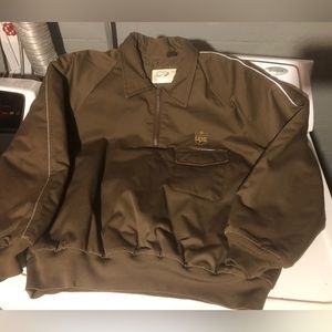 Vintage Ups United Parcel Service Winter Pull Over Jacket Size XL (46-48)